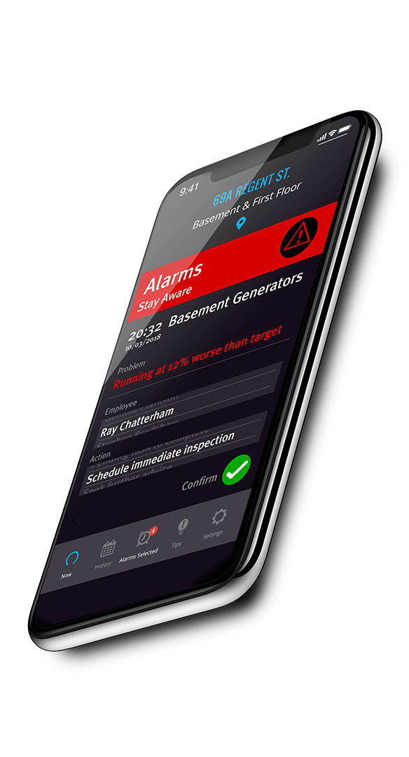 real time fault detection - mobile interface